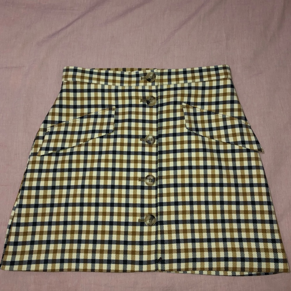 Plaid skirt